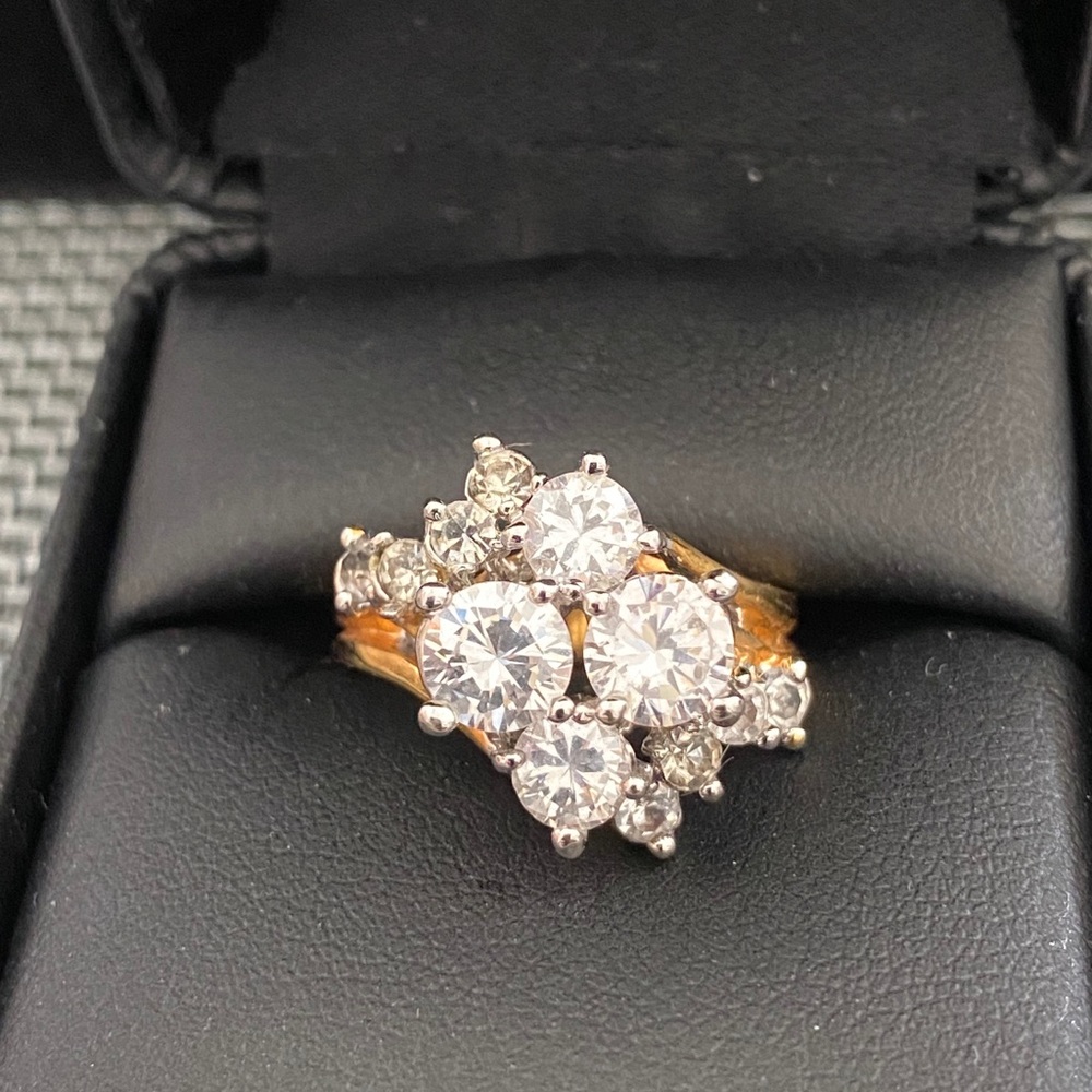 CZ Cluster ring